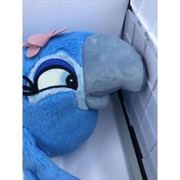 Rio Angry Birds Girl Blue Macaw JEWEL 6" Stuffed Plush Toy -No Sound - Picture 7 of 14